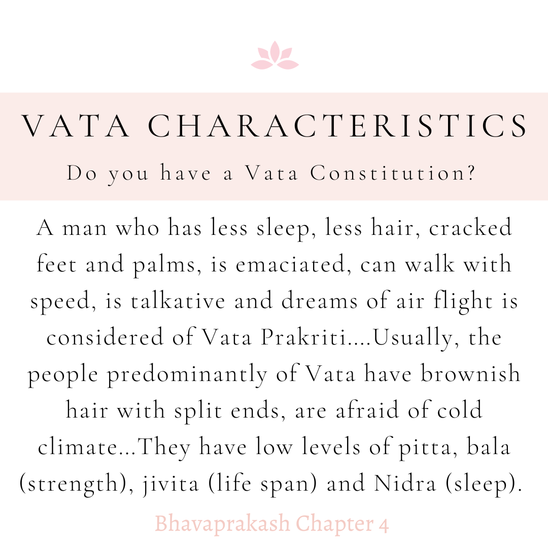 VATA DOSHA वात