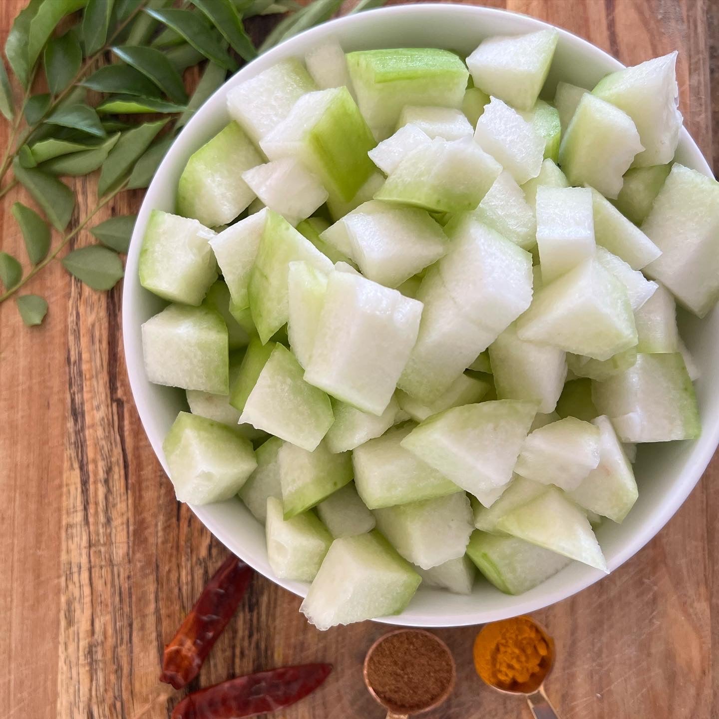 A delicious Ash Gourd recipe π«Ά Ayurvedic Ash Gourd (Winter Melon) Curry π