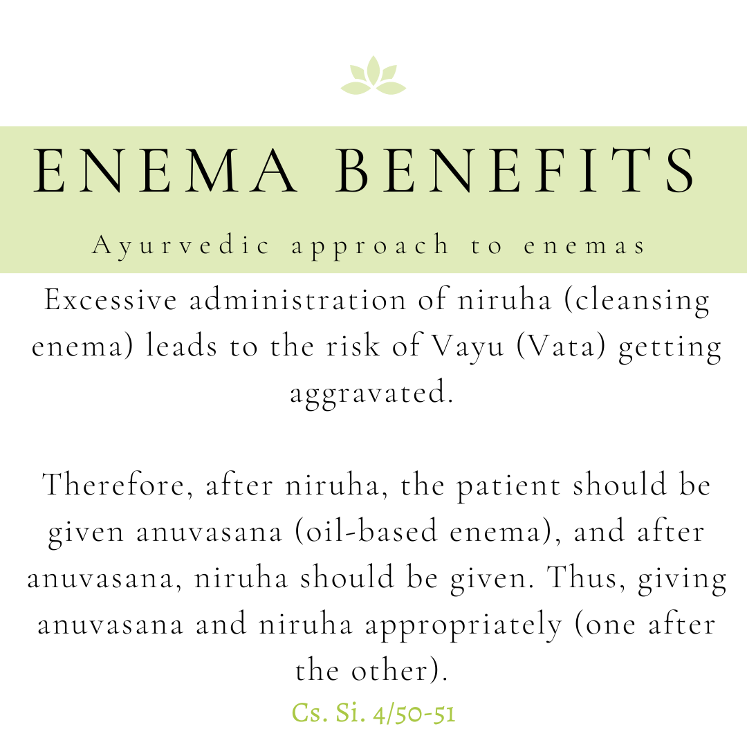 Do you perform enemas at home?