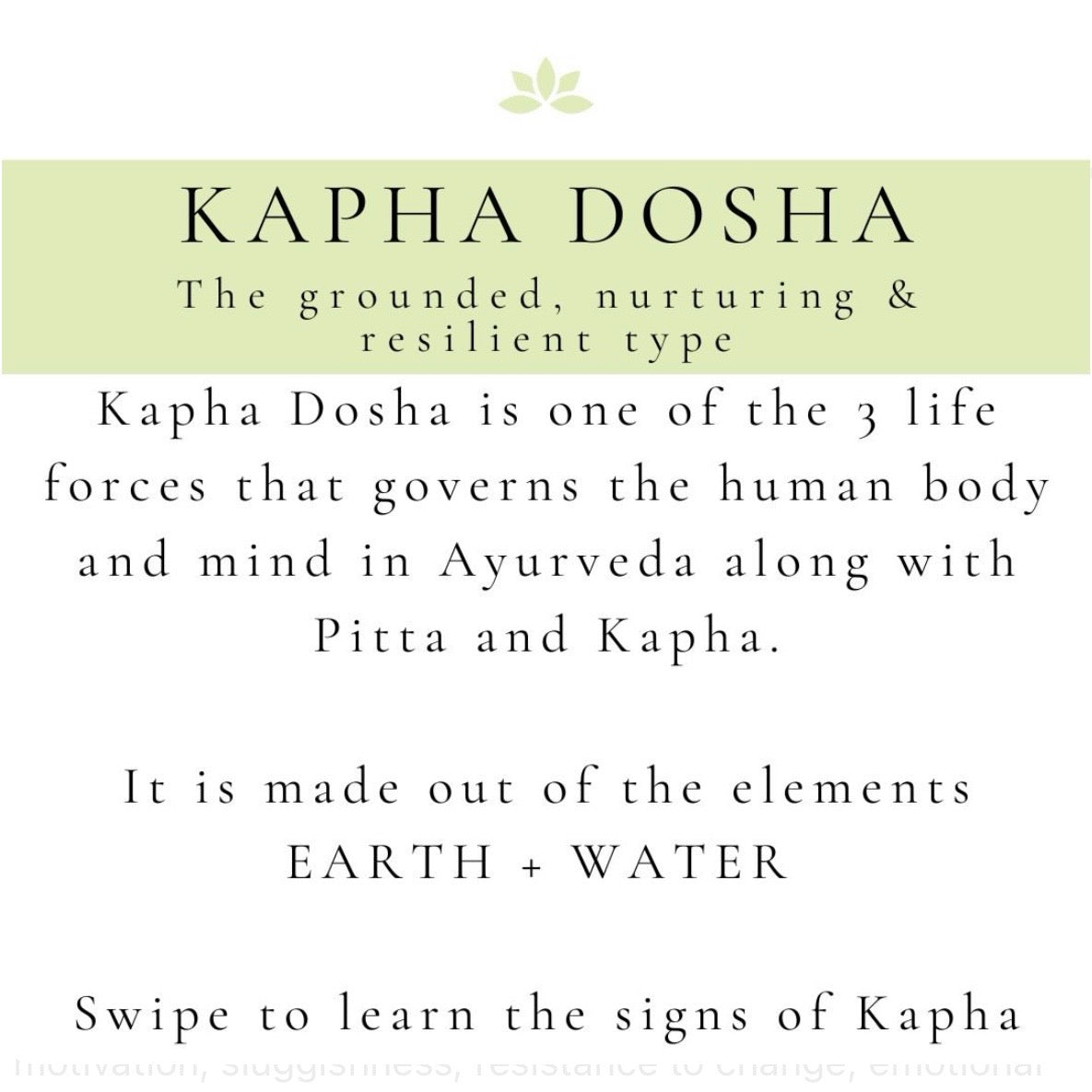 Get to Know about Kapha Dosha