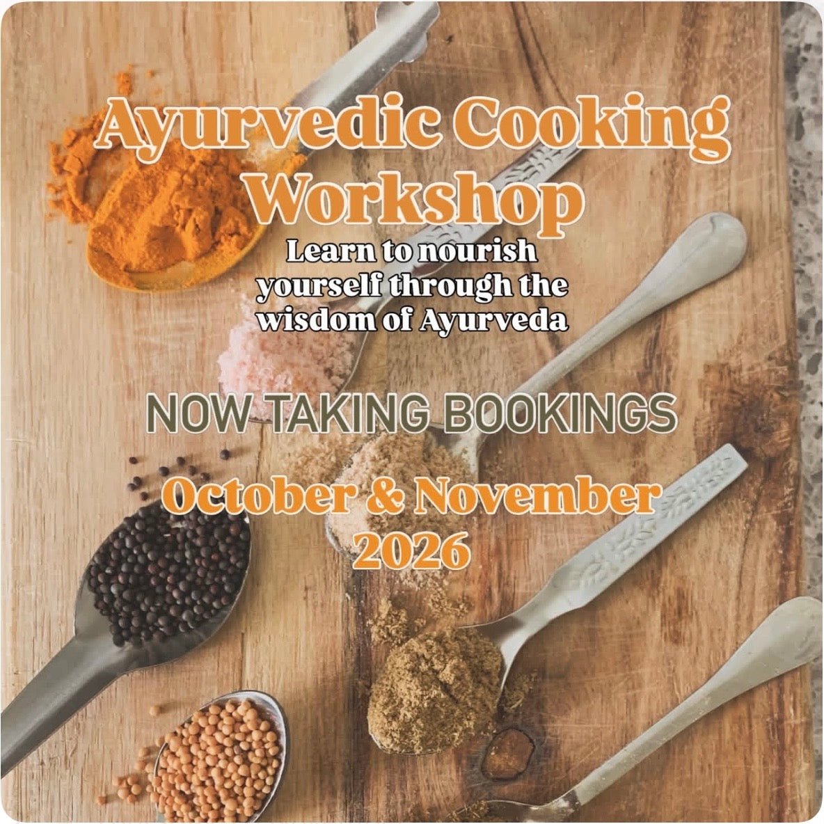 Ayurvedic Cooking Workshops