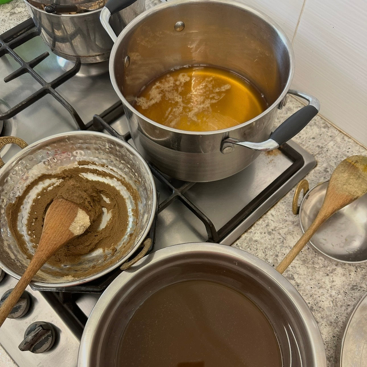 Students learn to prepare medicated ghee from scratch