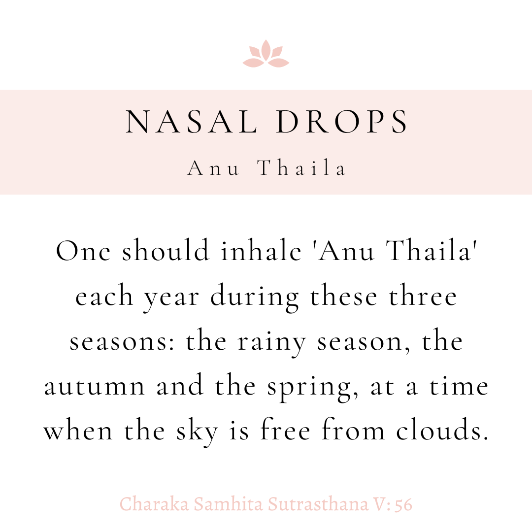 Benefits of using Anu Thailam