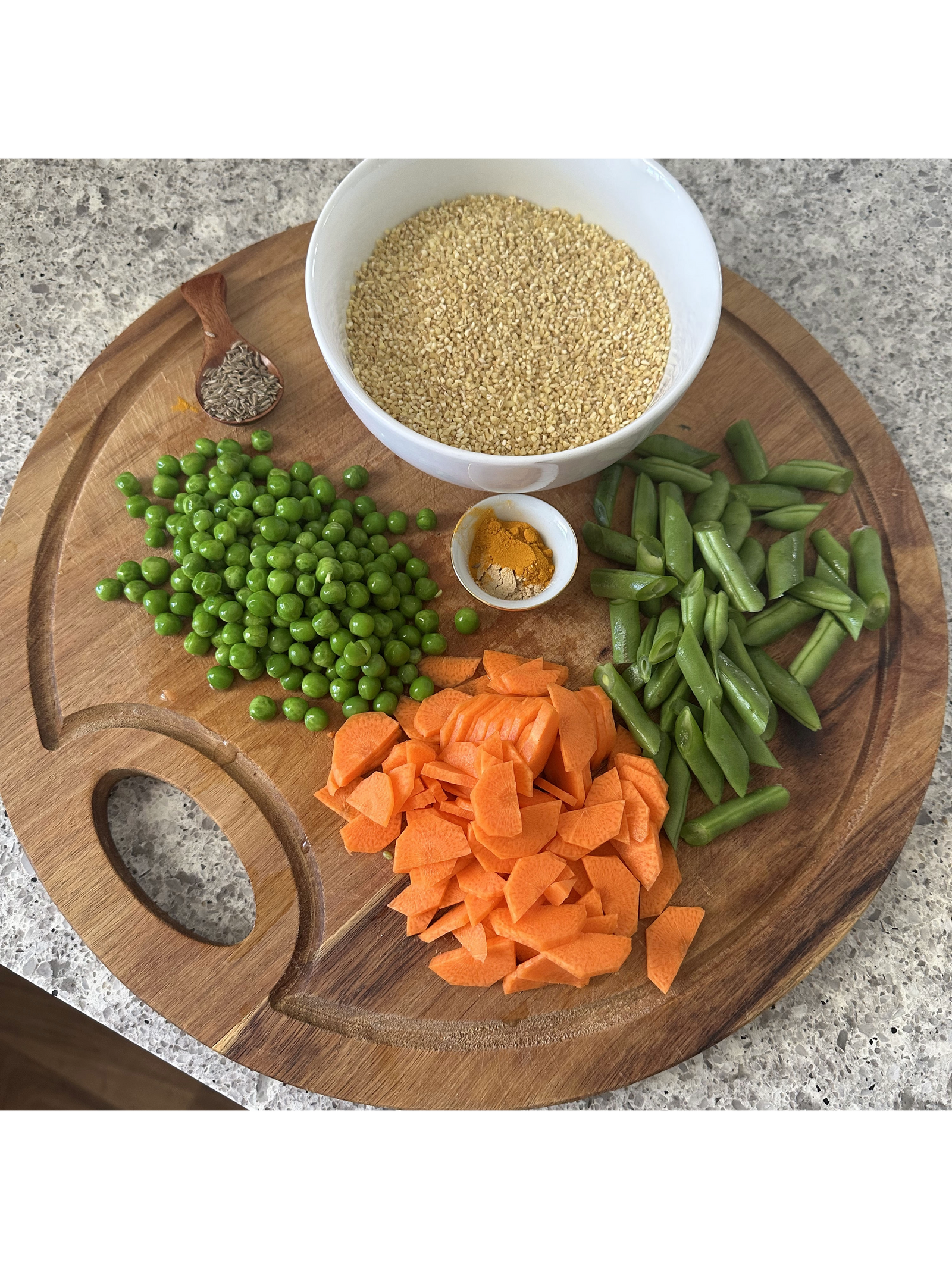 Ayurvedic Dalia (broken wheat) recipe