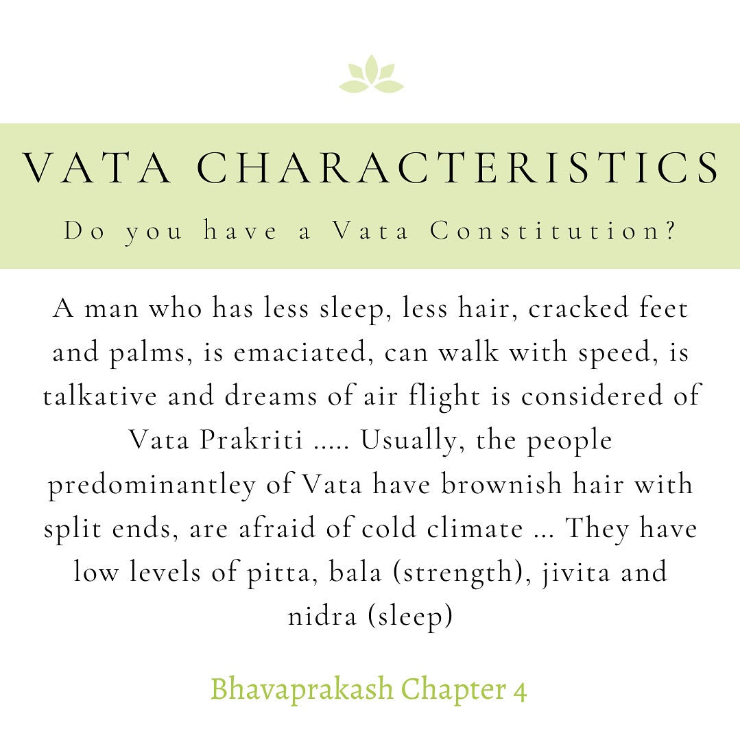 VATA DOSHA वात