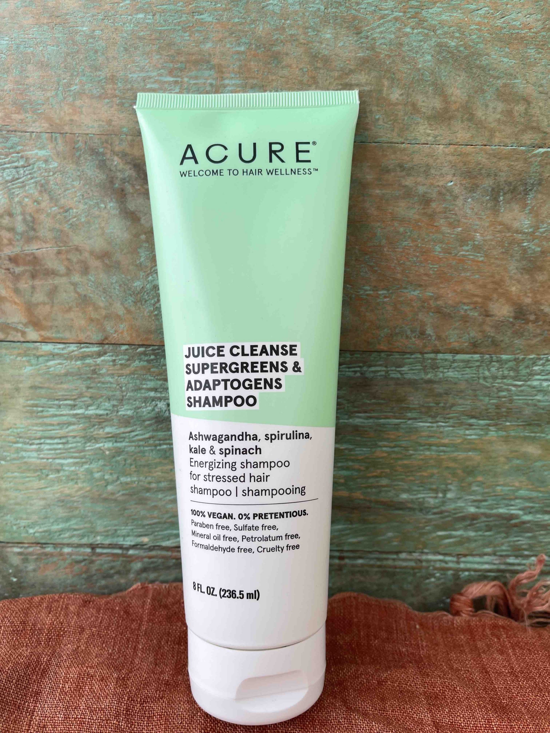 Acure Juice Cleanse Supergreens & Adaptogens Shampoo