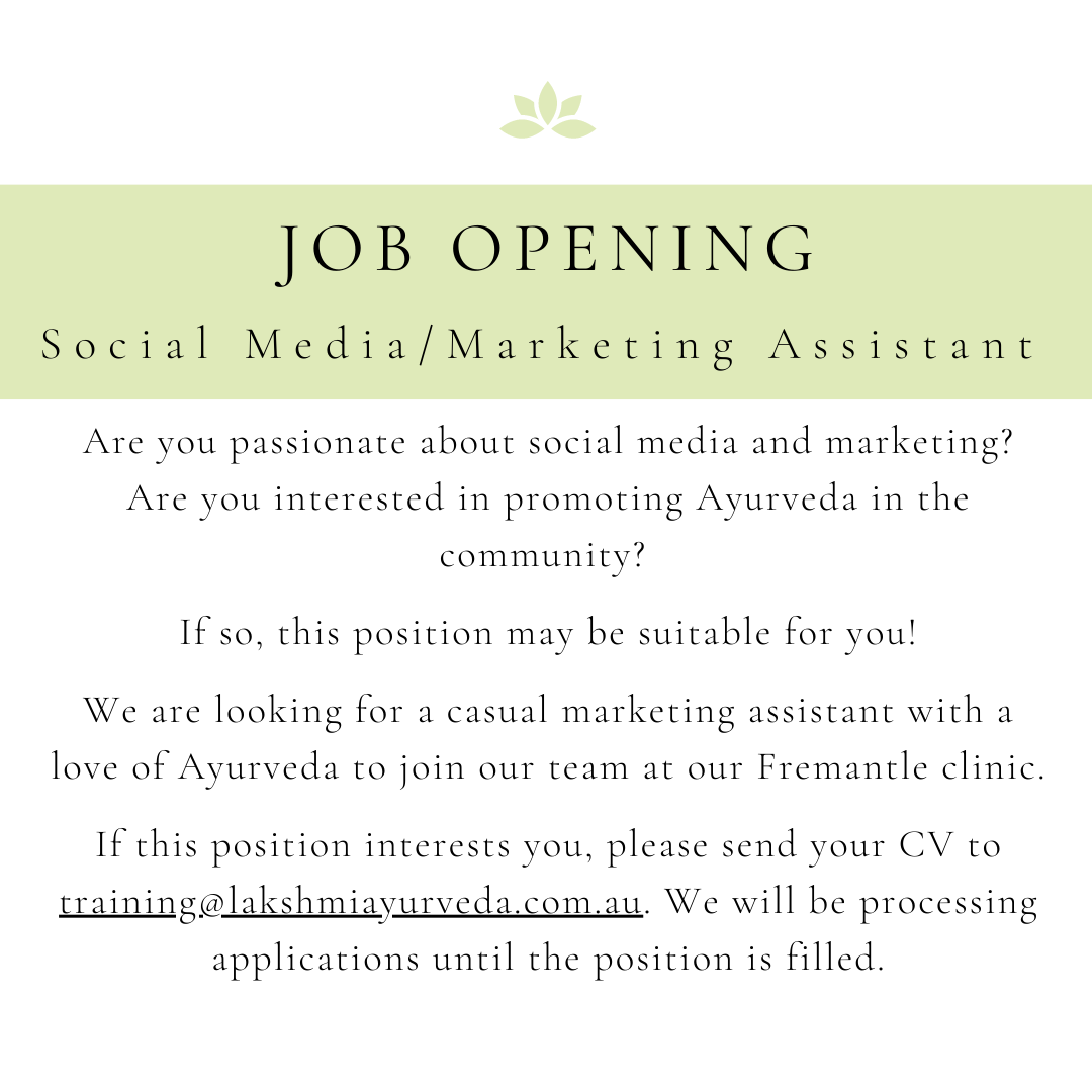 Marketing Assistant Position