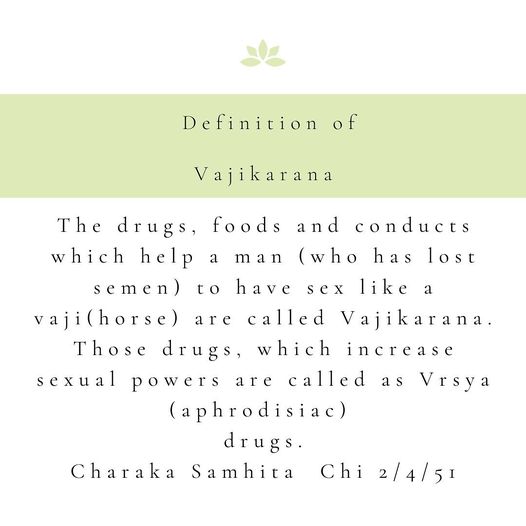 Vajikarana वाजीकरण at Lakshmi Ayurveda.