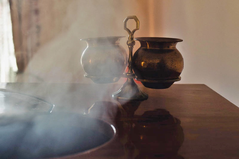 Feeling the cold? Warm up with a Herbal Steam Bath.