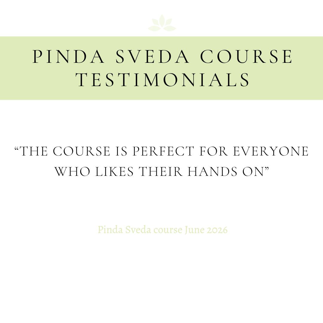 Pinda Sveda Course Testimonials