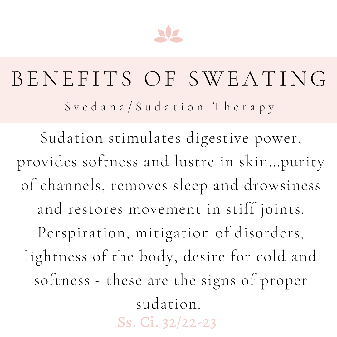 Benefits of Sweating