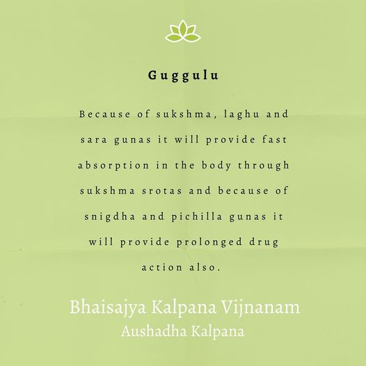 Guggulu Classical Quote