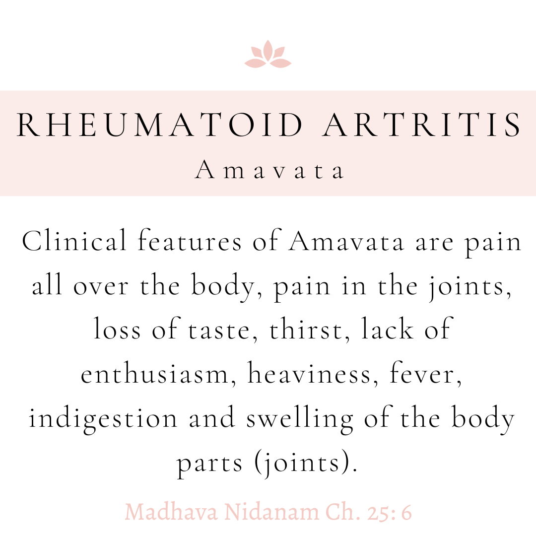 Rheumatoid Arthritis and Ayurveda
