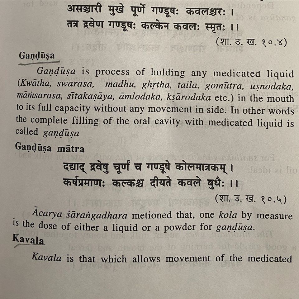 Ayurveda and Oil Pulling - Kavala and Gandusha