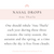 Anu Thailam for Nasya Treatment