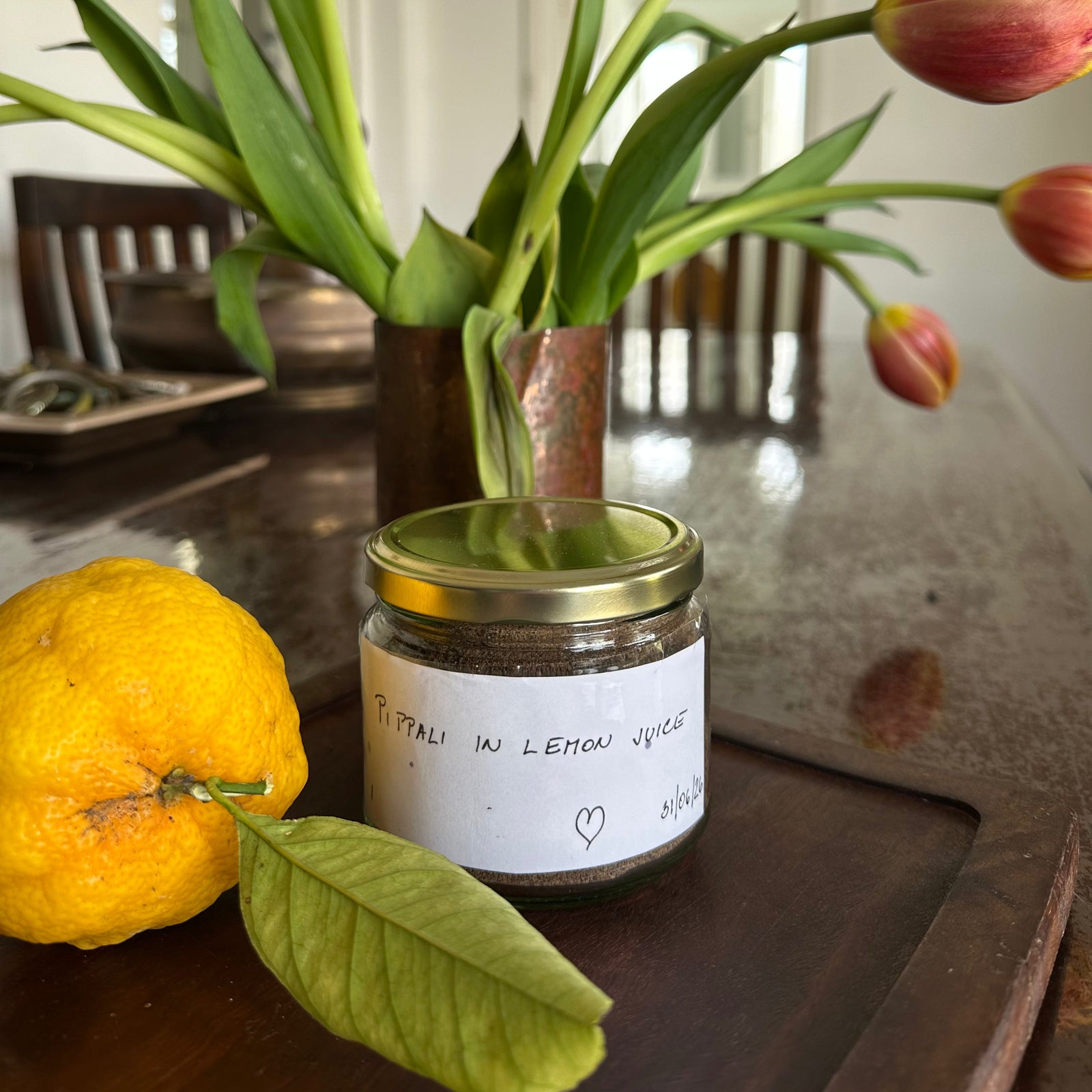 Pippali in Lemon Juice