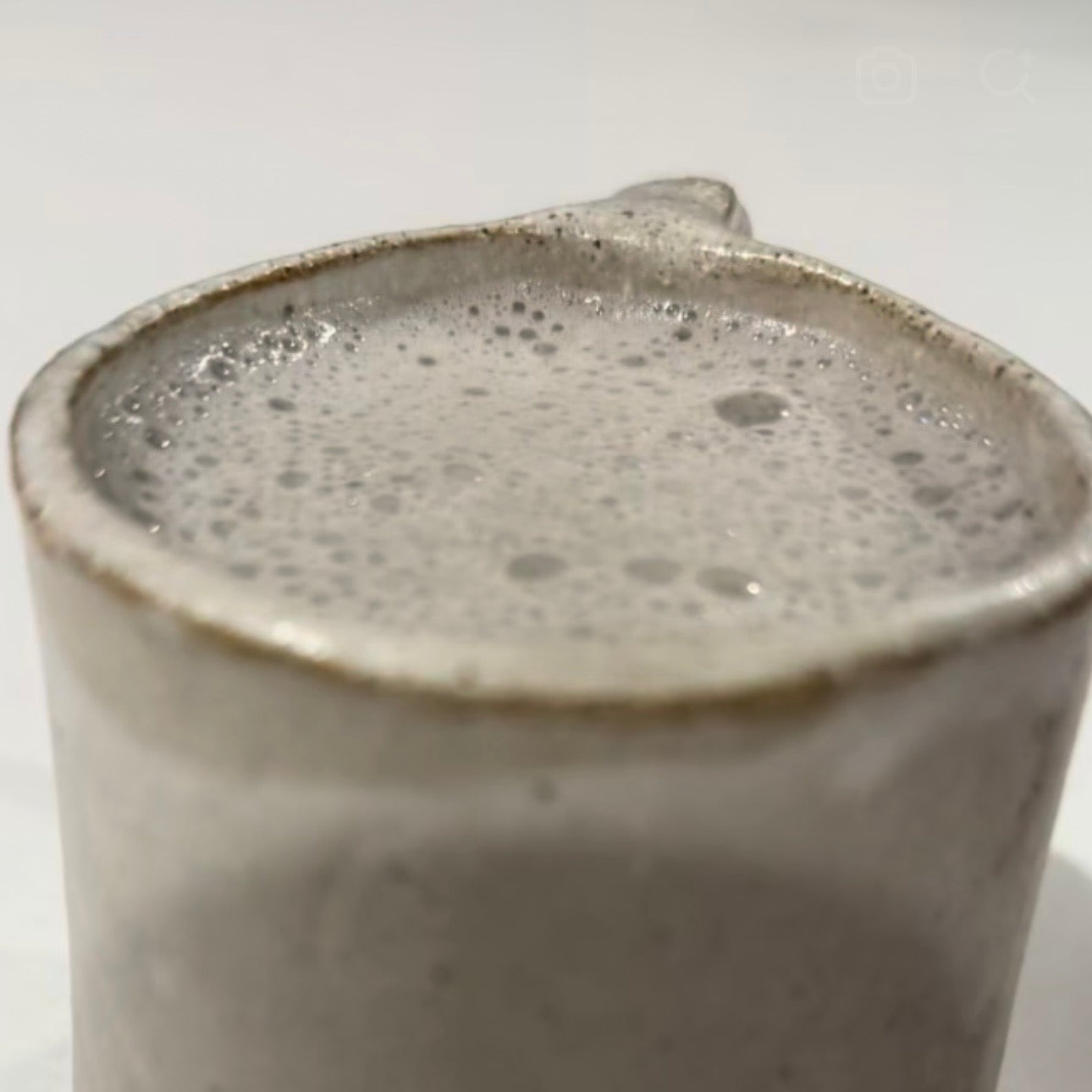 Black sesame latte