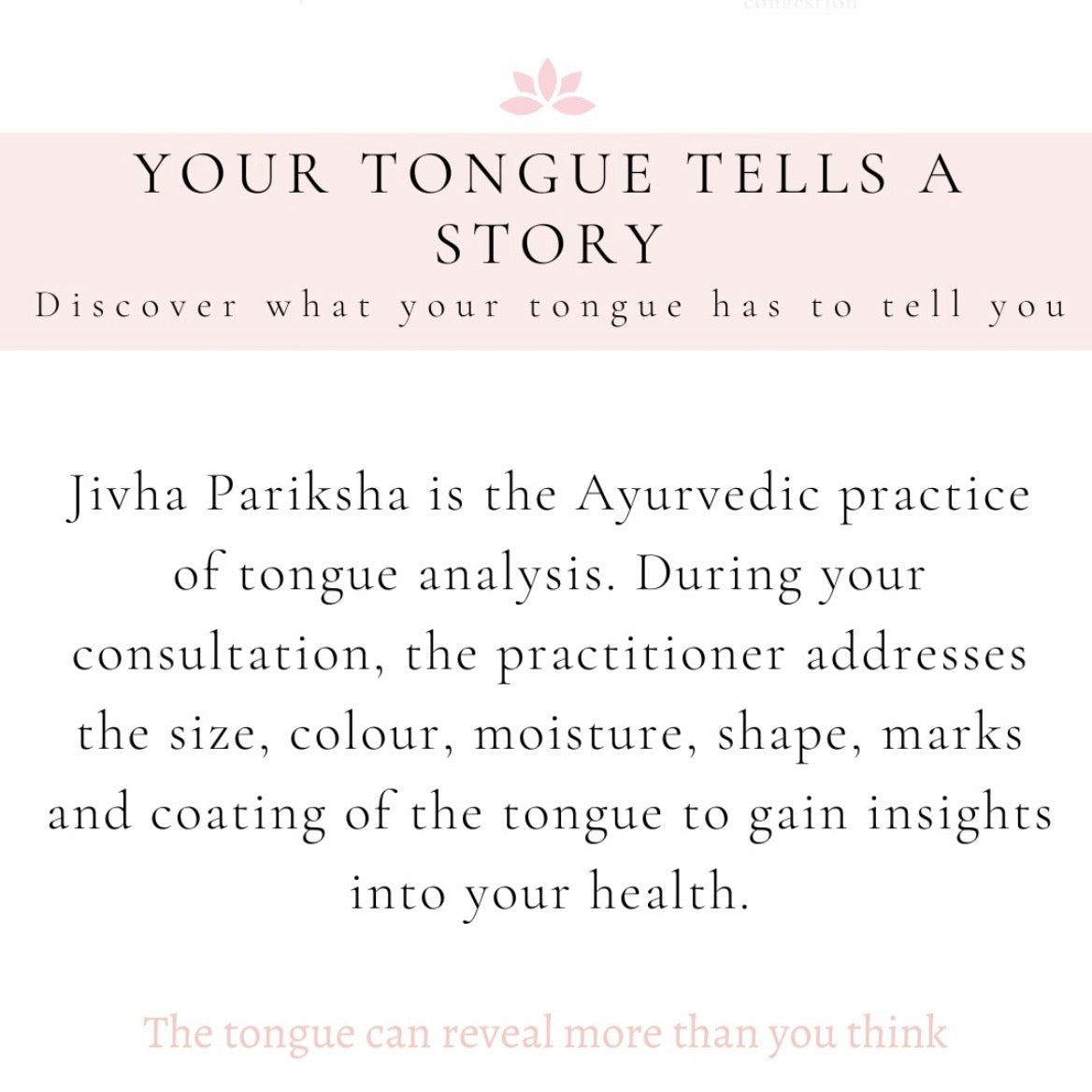 Your Tongue reveals a lot about your Health!