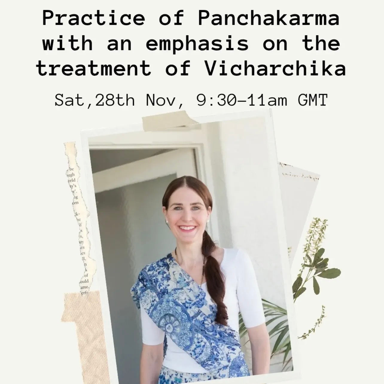 Webinar - management of Vicharchika through tailored Panchakarma treatment