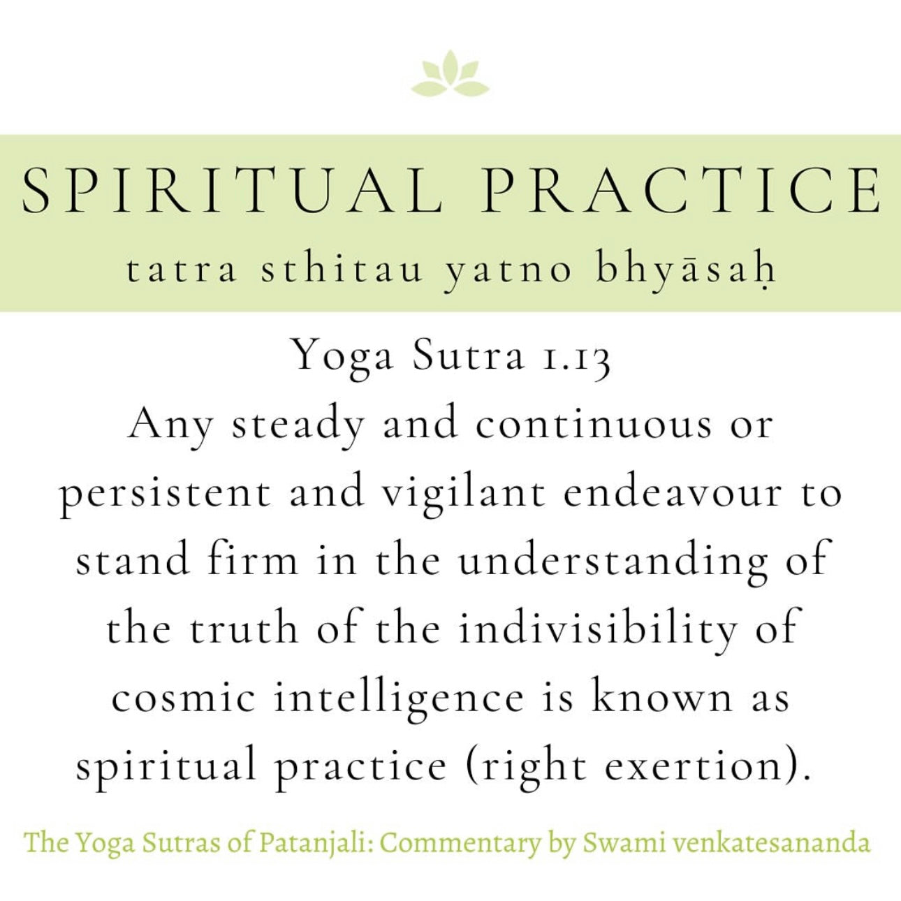 Spiritual Practice