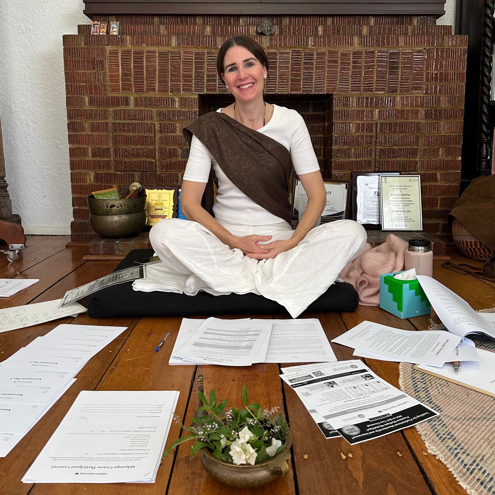 First Day of Abhyanga Therapist training