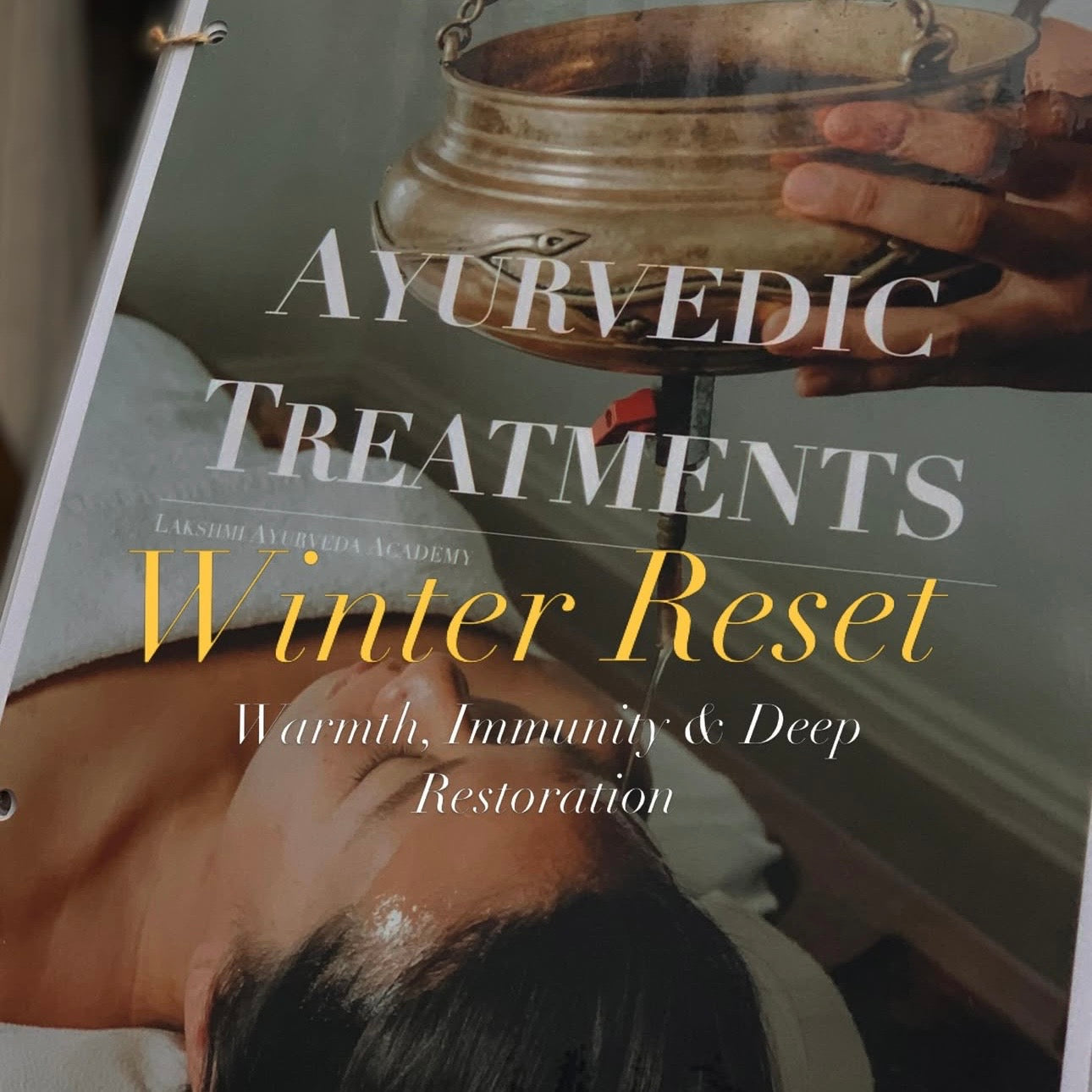 Ayurvedic Winter Reset starts with self care