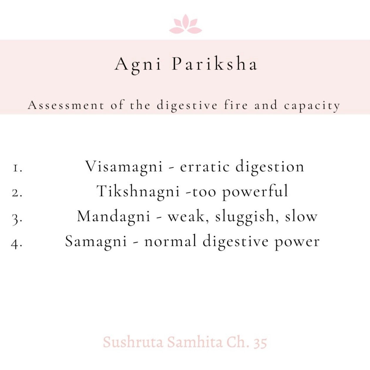 The Ayurvedic Digestive Fire