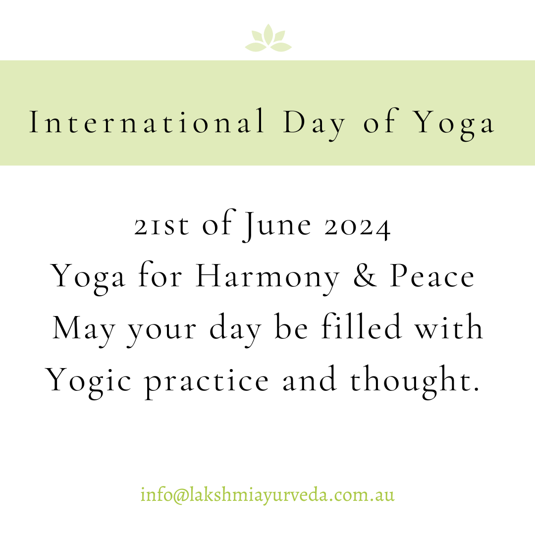 Happy International Yoga Day!