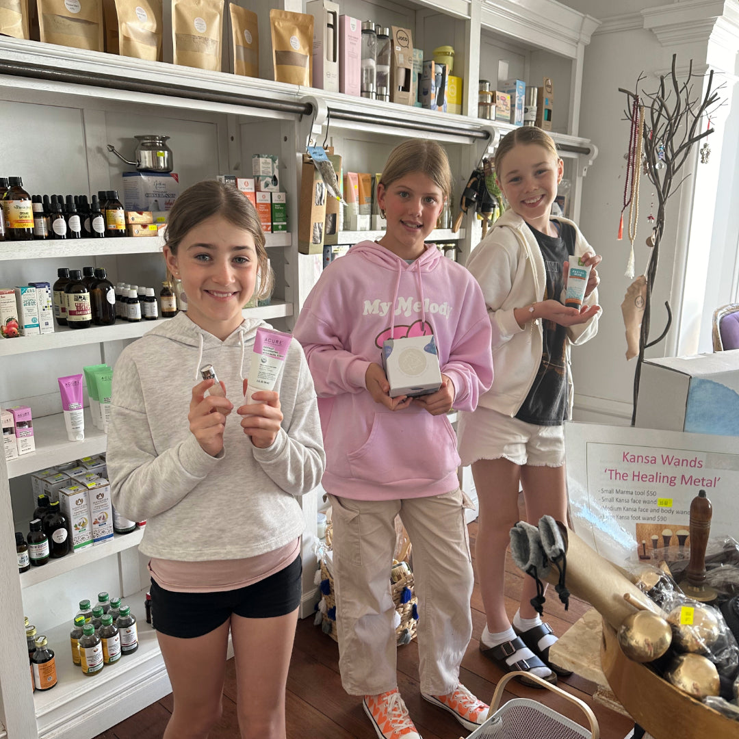 We had three lovely young girls (Lily, Lily and Elva) visiting the Lakshmi shop today