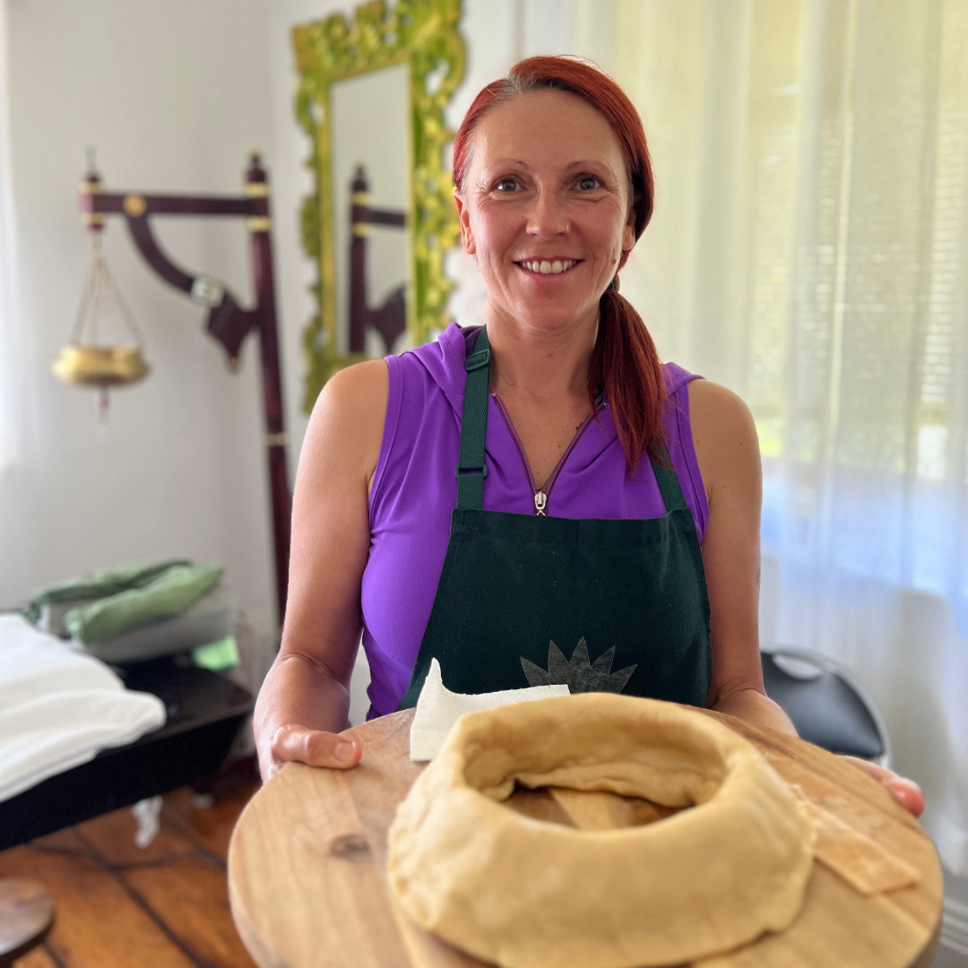 Thank you Marta for the most wonderful Kati basti today!