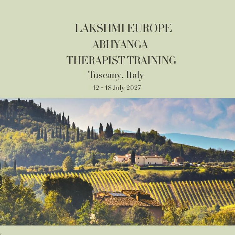 Lakshmi Certified Abhyanga Training is expanding to Europe!