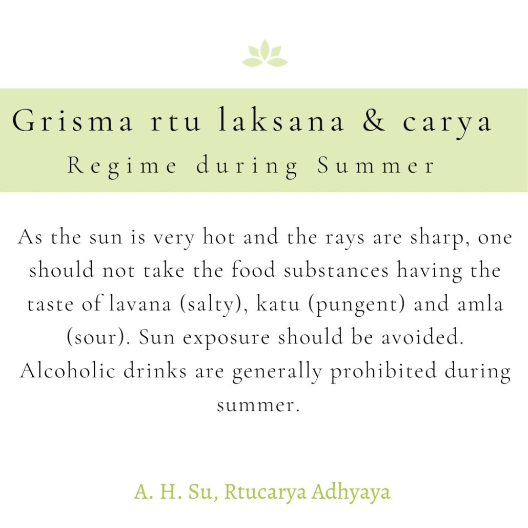 Regime during summer