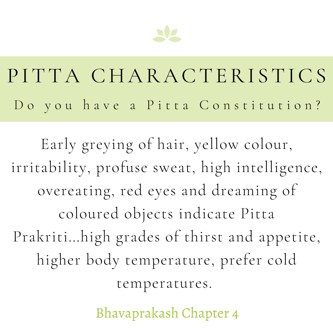 PITTA DOSHA