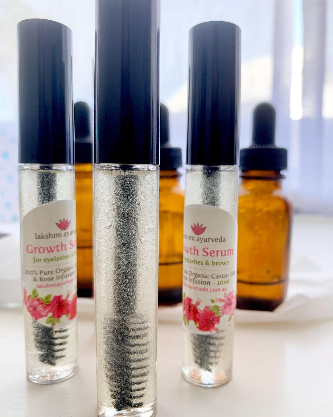 Lakshmi’s Eyelash and Eyebrow Growth Serum.