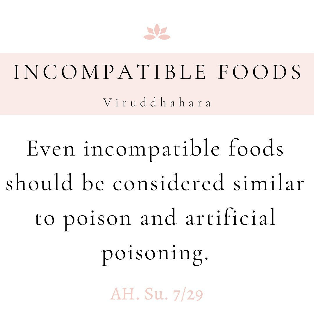 Food (Ahara) Incompatibility ❌ explained