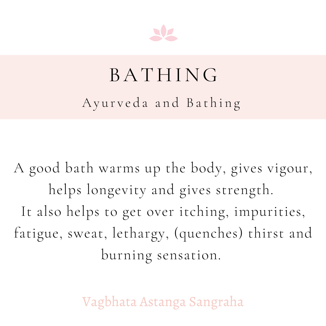 Bath the Ayurvedic way