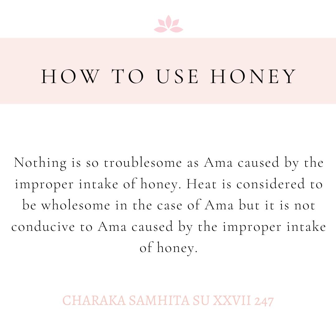 How to use honey