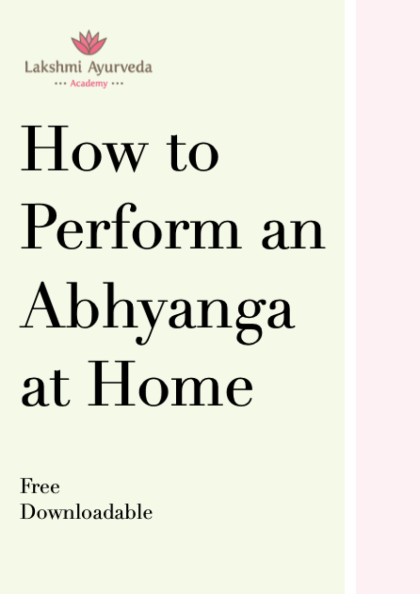 Abhyanga Massage at Home