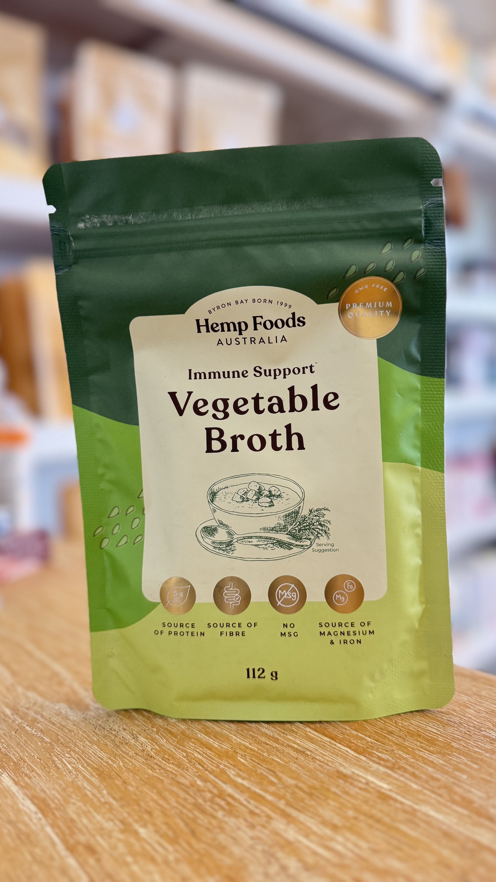 Hemp Foods Vegetable Broth -  112g