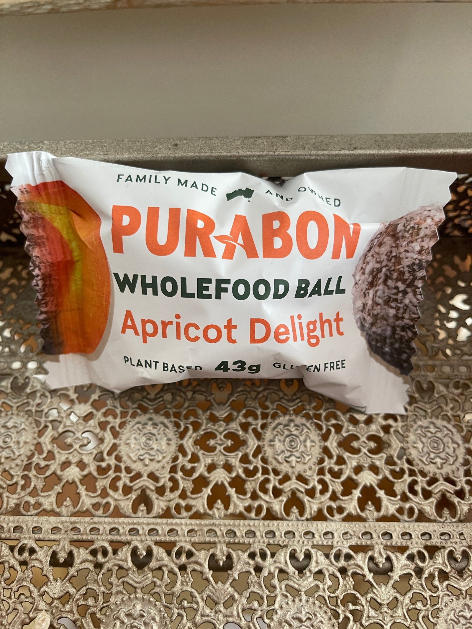 Purabon Wholefood Ball - Apricot Delight