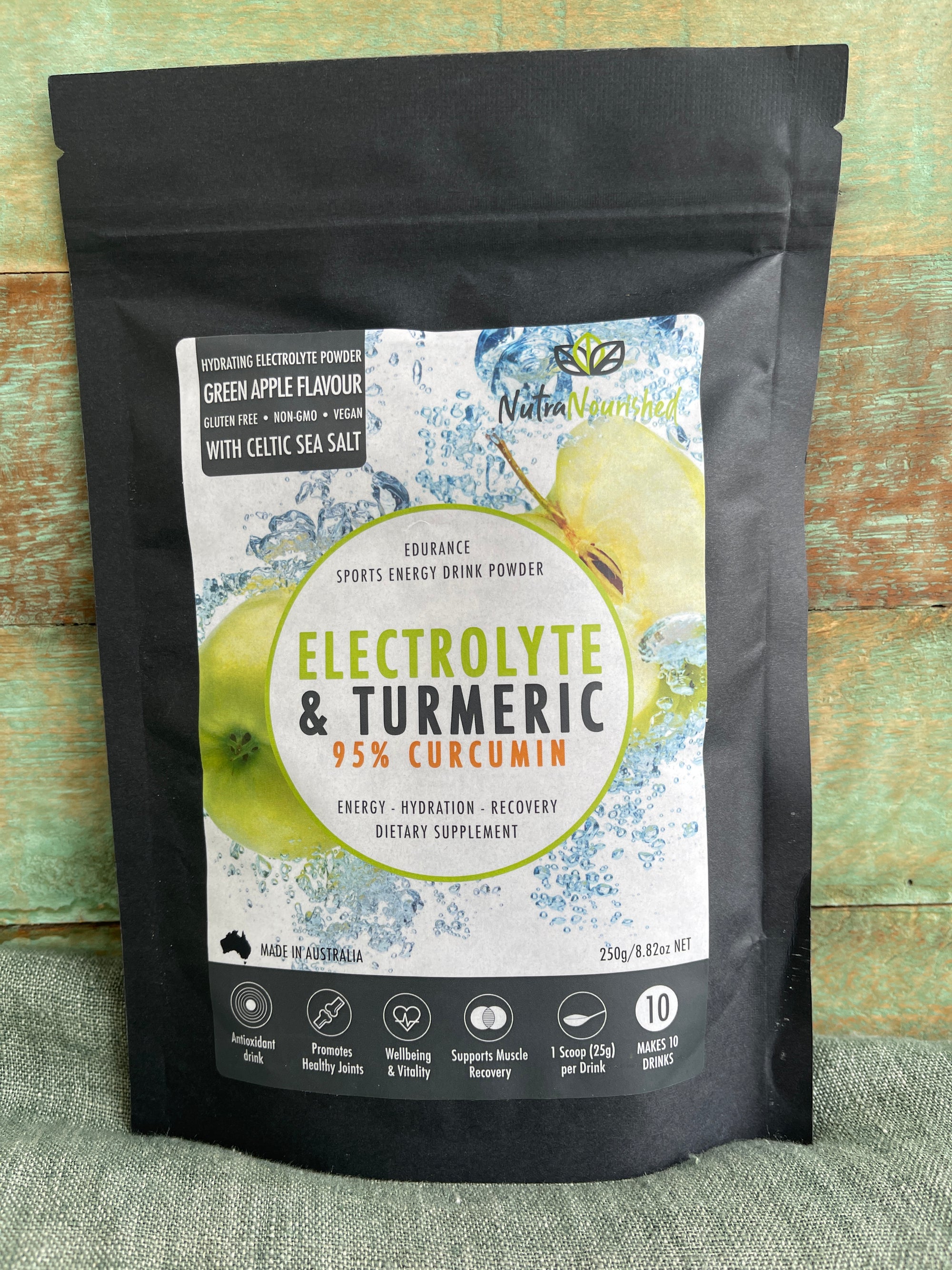 Electrolyte & Turmeric 95% Curcumin - Green Apple