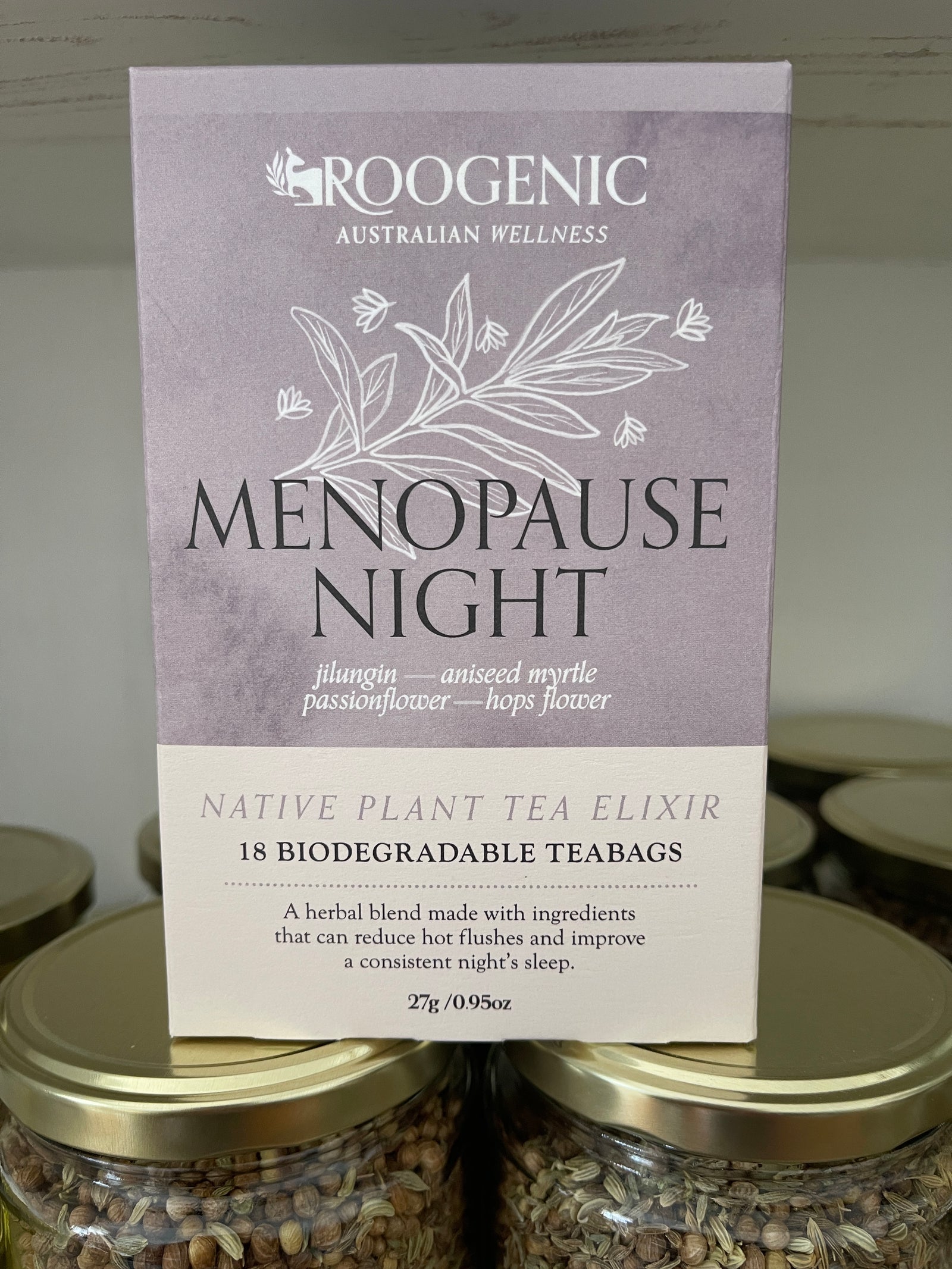 Roogenic Australia Menopause Night Tea