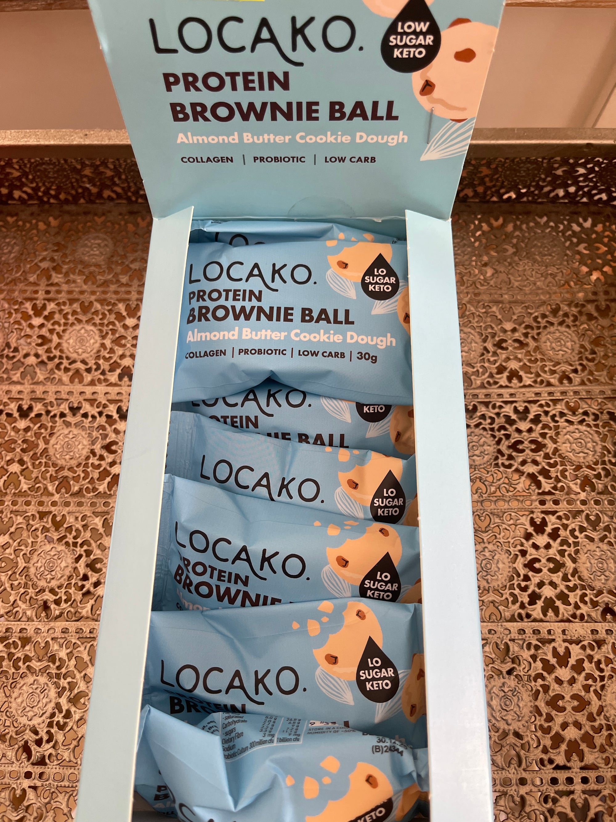 Protein Brownie Ball - Almond Butter Cookie Dough