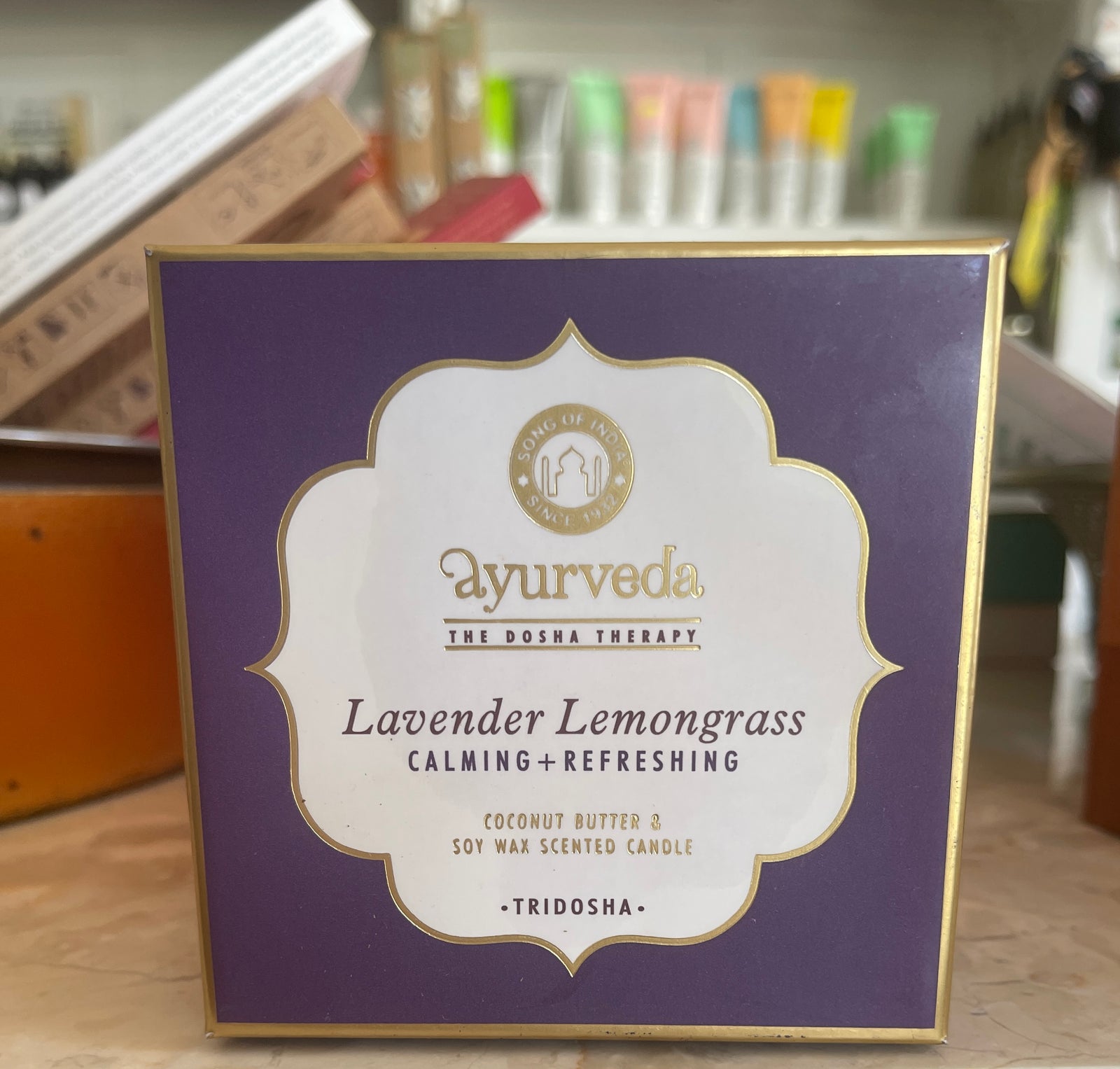 Lavender Lemongrass Coconut Butter & Soy Wax Scented Candle