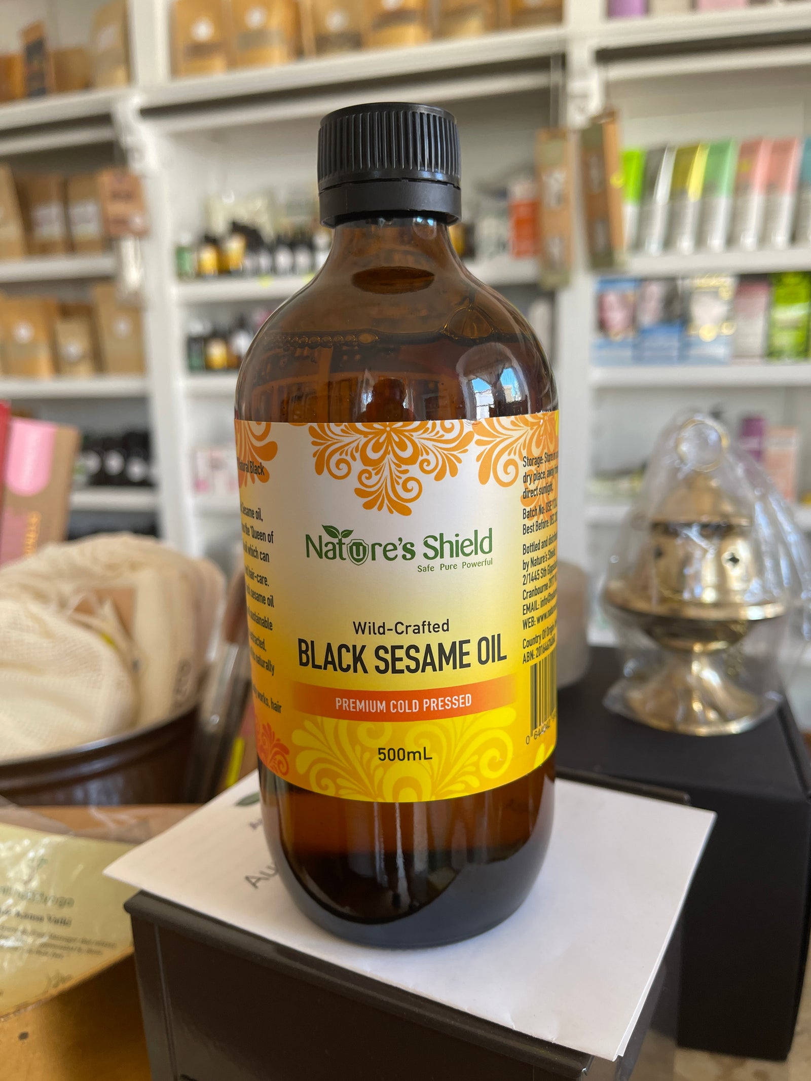 Wild-Crafted Black Sesame Oil - 500ml