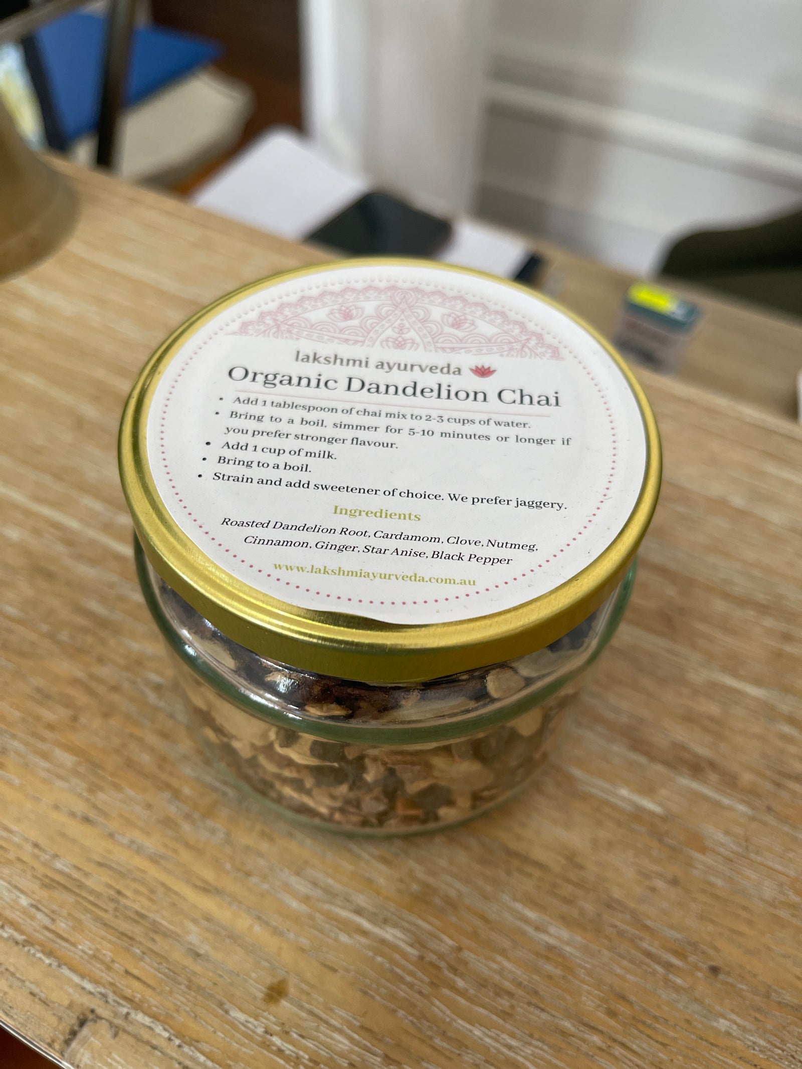 Organic Dandelion Chai Tea