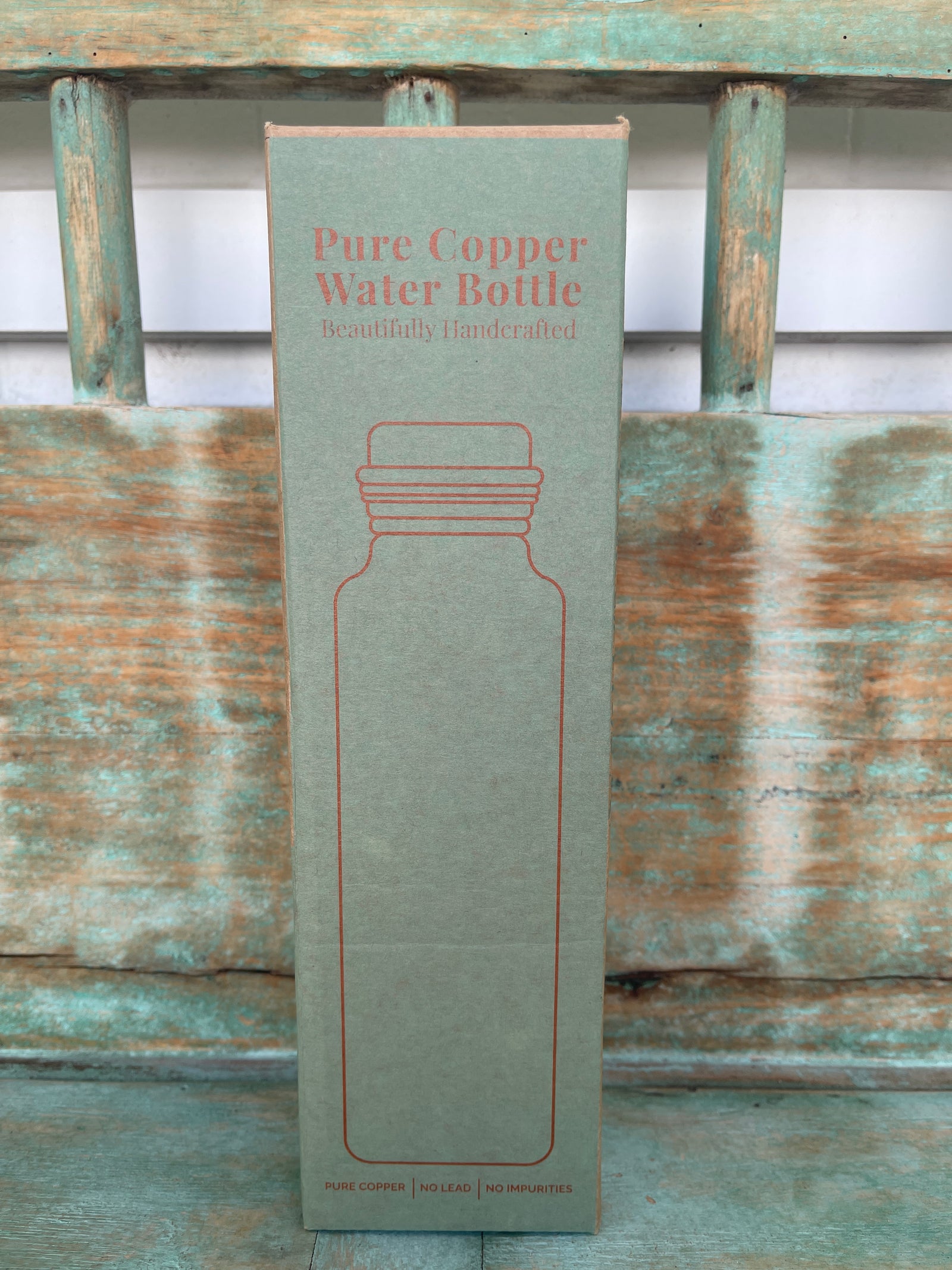 Pure Copper Water Bottle - 950ml