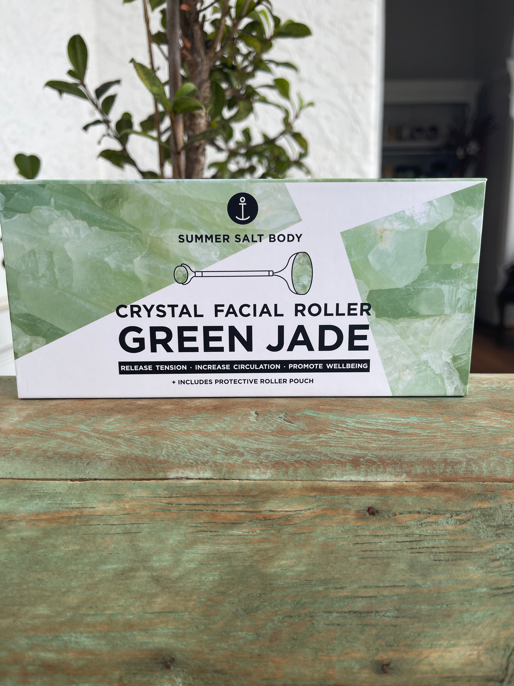 Summer Salt Body - Crystal Facial Roller Green Jade