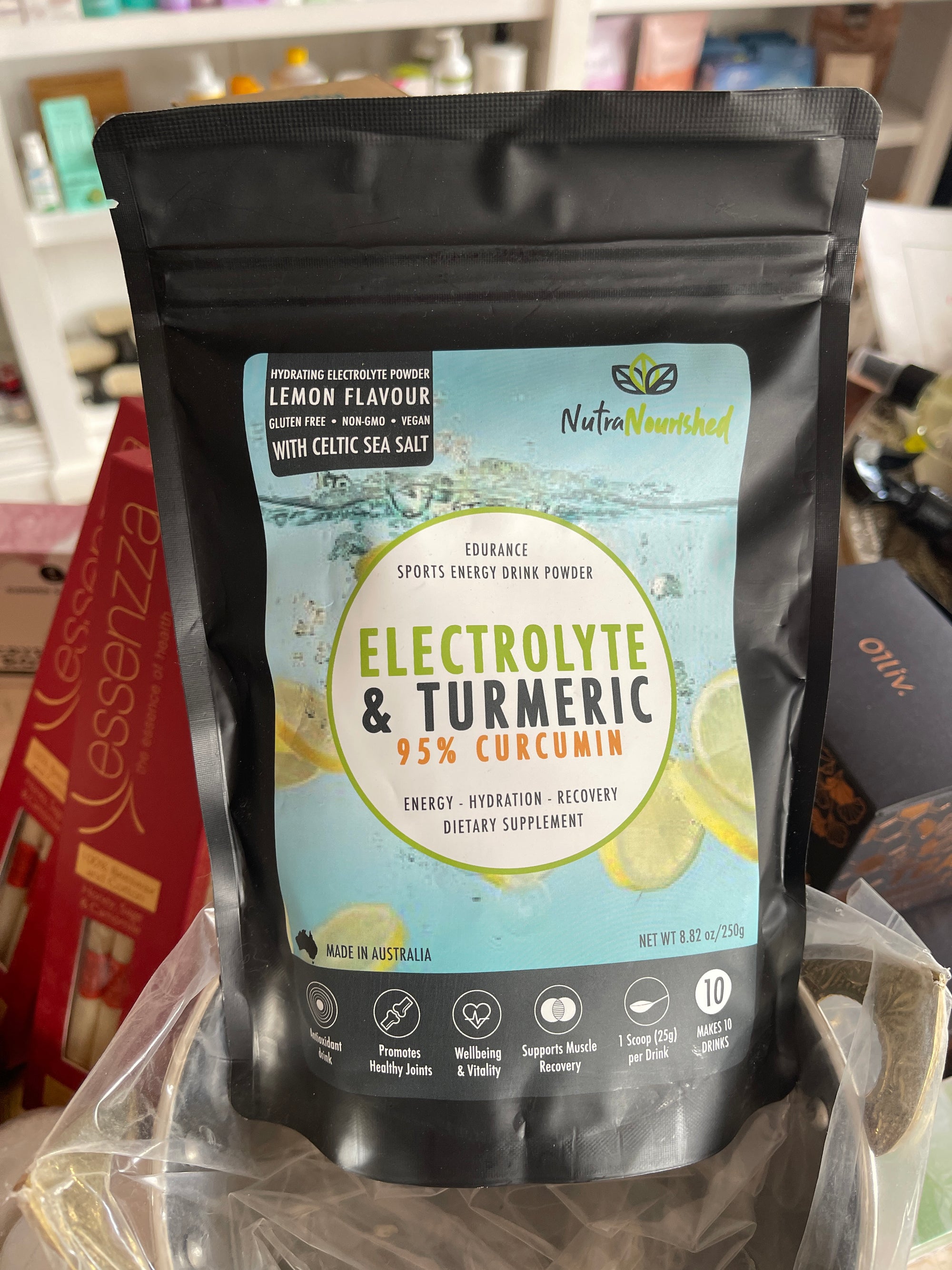 Electrolyte &Turmeric 95% Curcumin: Lemon Flavour - 250g
