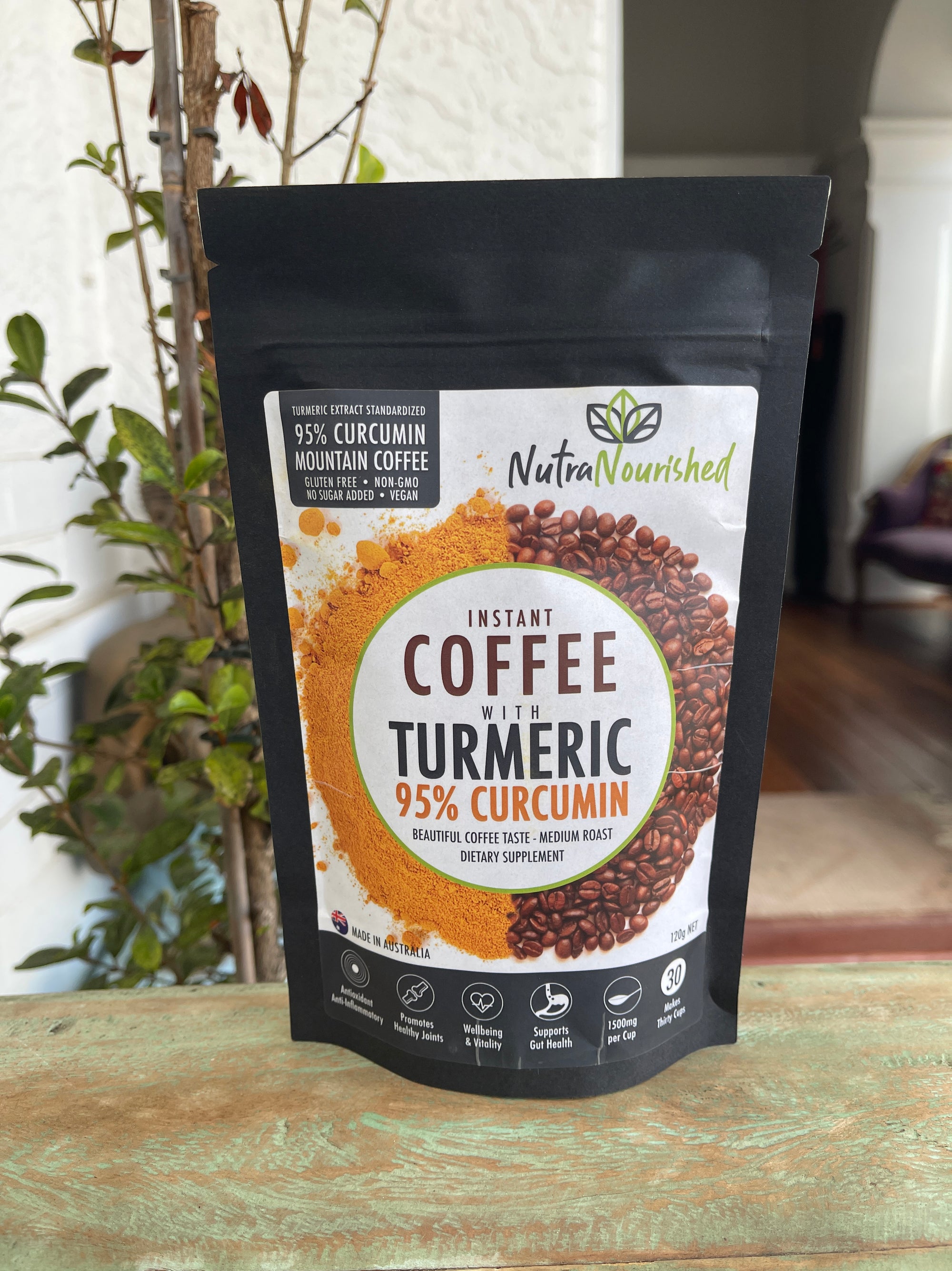 Instant Coffee with Turmeric 95% Curcumin - 120g